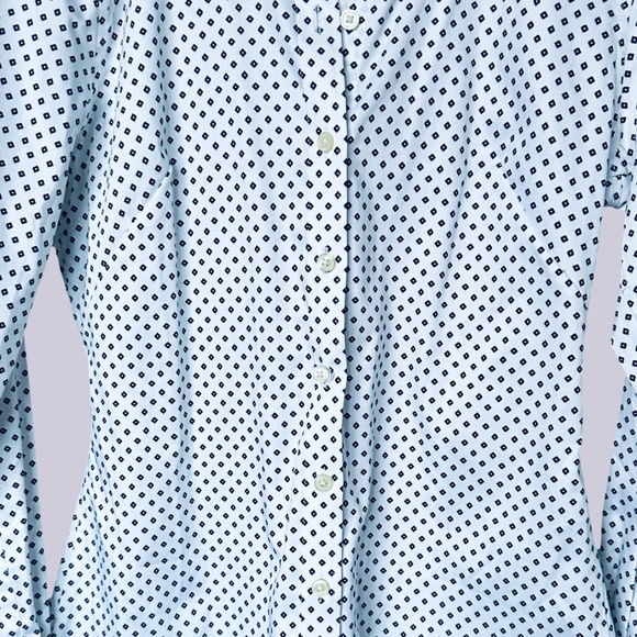 NWOT Banana Republic Tailored-Fit Polka Diamond Shirt - Picture 3 of 7